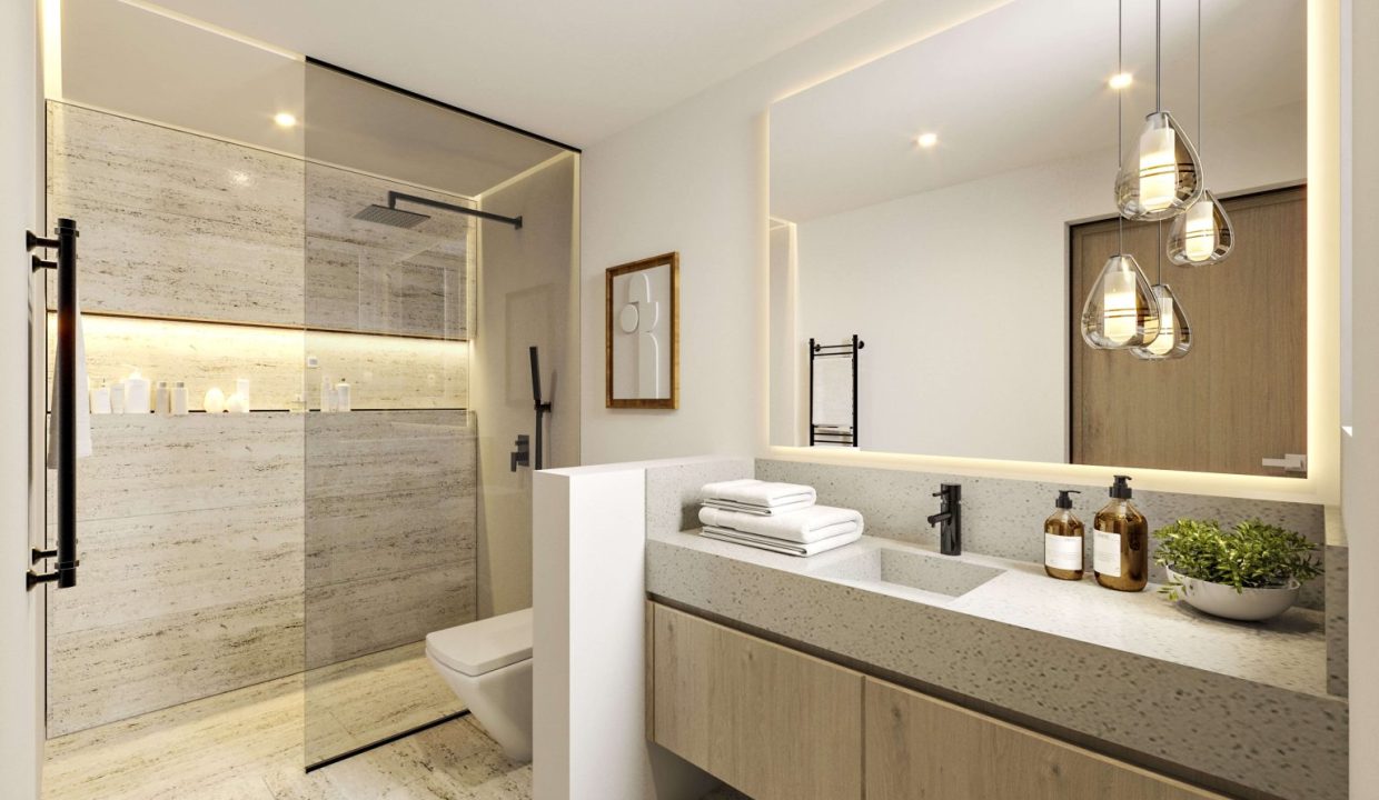 departamentos en venta en Mazatlan ARUBA baño 2